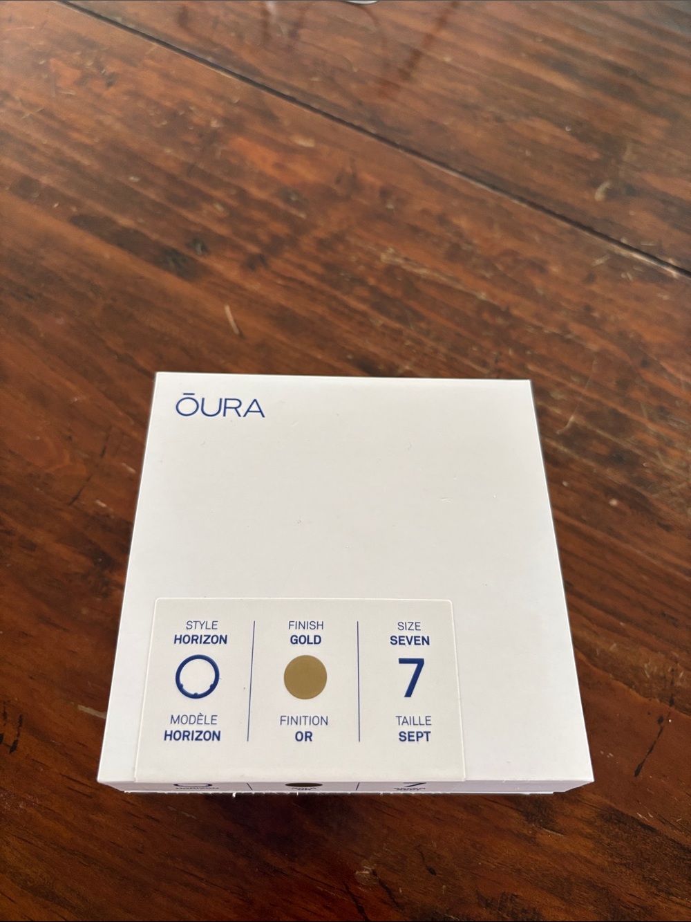 Oura Ring Horizon Gold (white box)